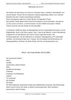 Horoskop Stationen des Lebens  - Langanalyse