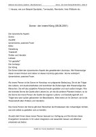 Horoskop Stationen des Lebens  - Langanalyse