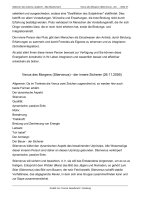 Horoskop Stationen des Lebens  - Langanalyse