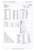 Horoskop Stationen des Lebens  - Langanalyse